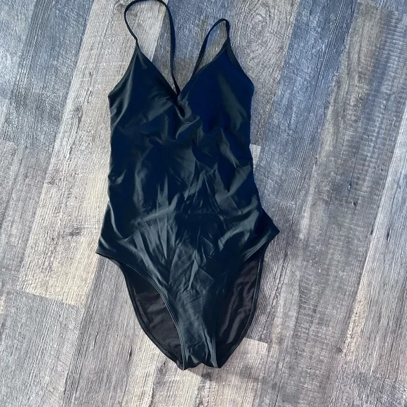 Aerie Black One Piece Swimsuit